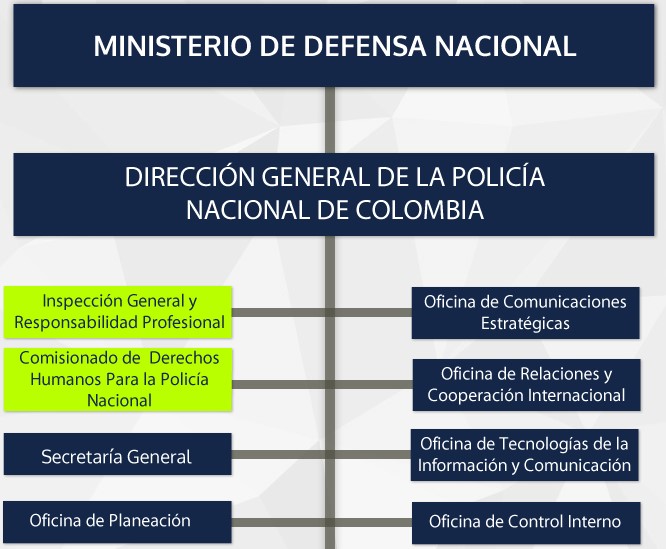 Policía Nacional de Colombia: funciones de su director general
